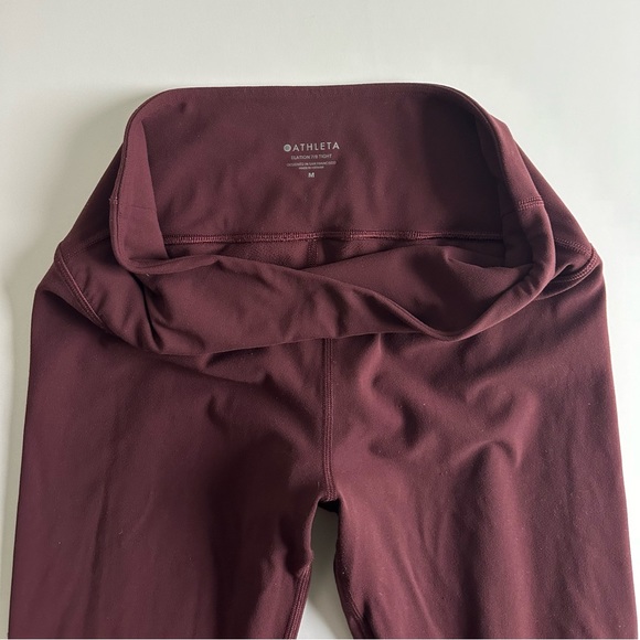 Athleta Elation Burgundy 7/8 legging - Picture 3 of 5